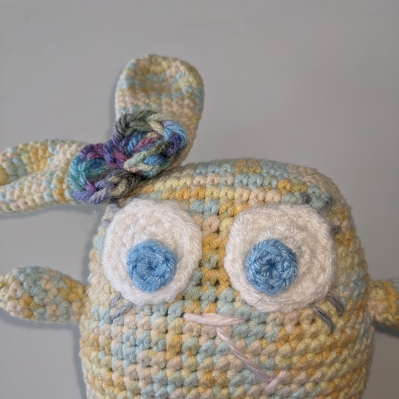 Baby Bunny OOAK Handmade Crochet HANDCRAFTED - Picture 3 of 8